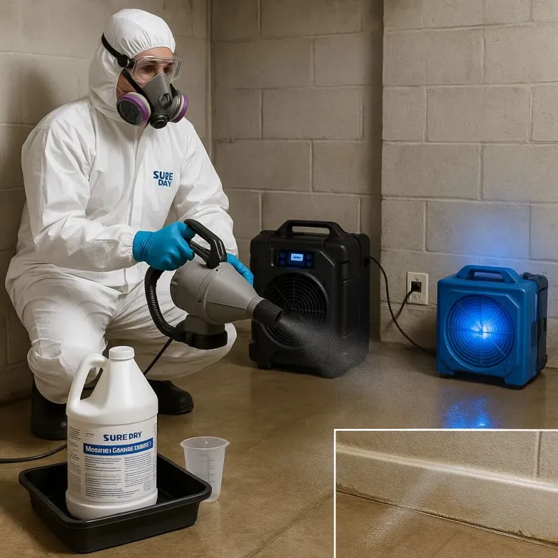 Sanitization and Odor Removal process in Kingston Springs, TN