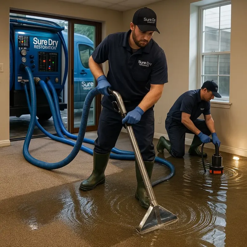 Water Extraction and Removal process in Kingston Springs, TN